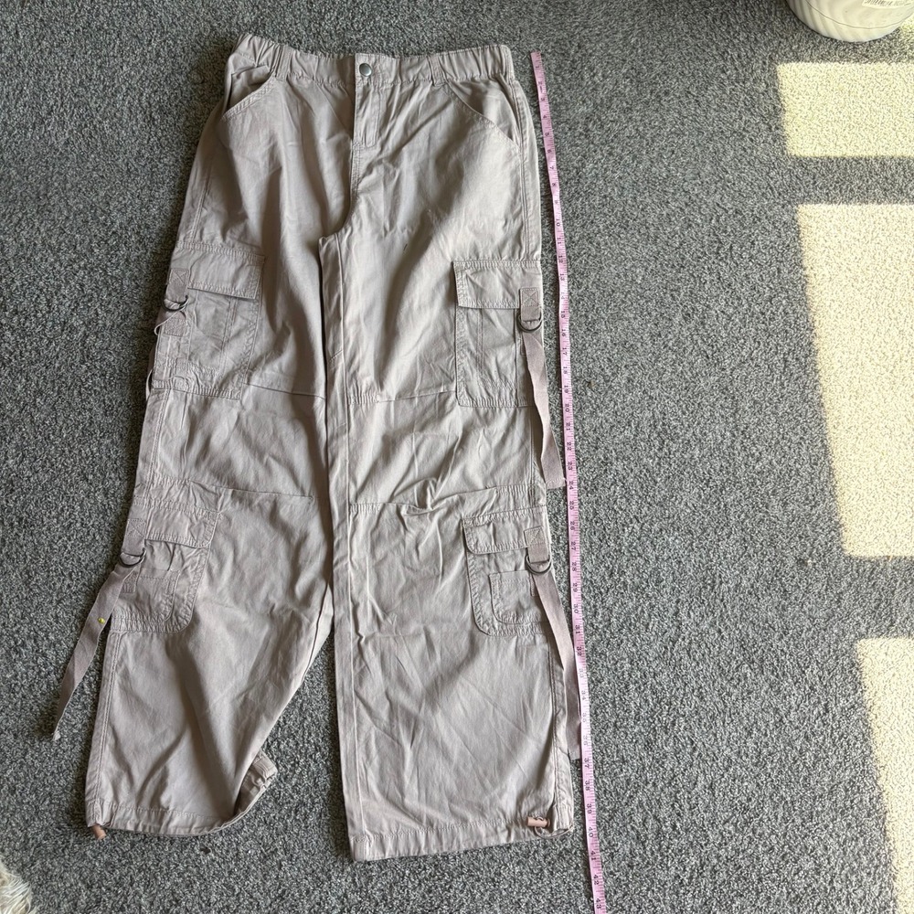 Aeropostale Tan Wide Leg Cargo Pants - Picture 4 of 6